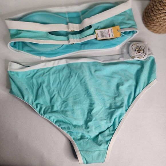 Kona Sol Swimsuit two Piece Bikini Size 2X NWT - Picture 3 of 8